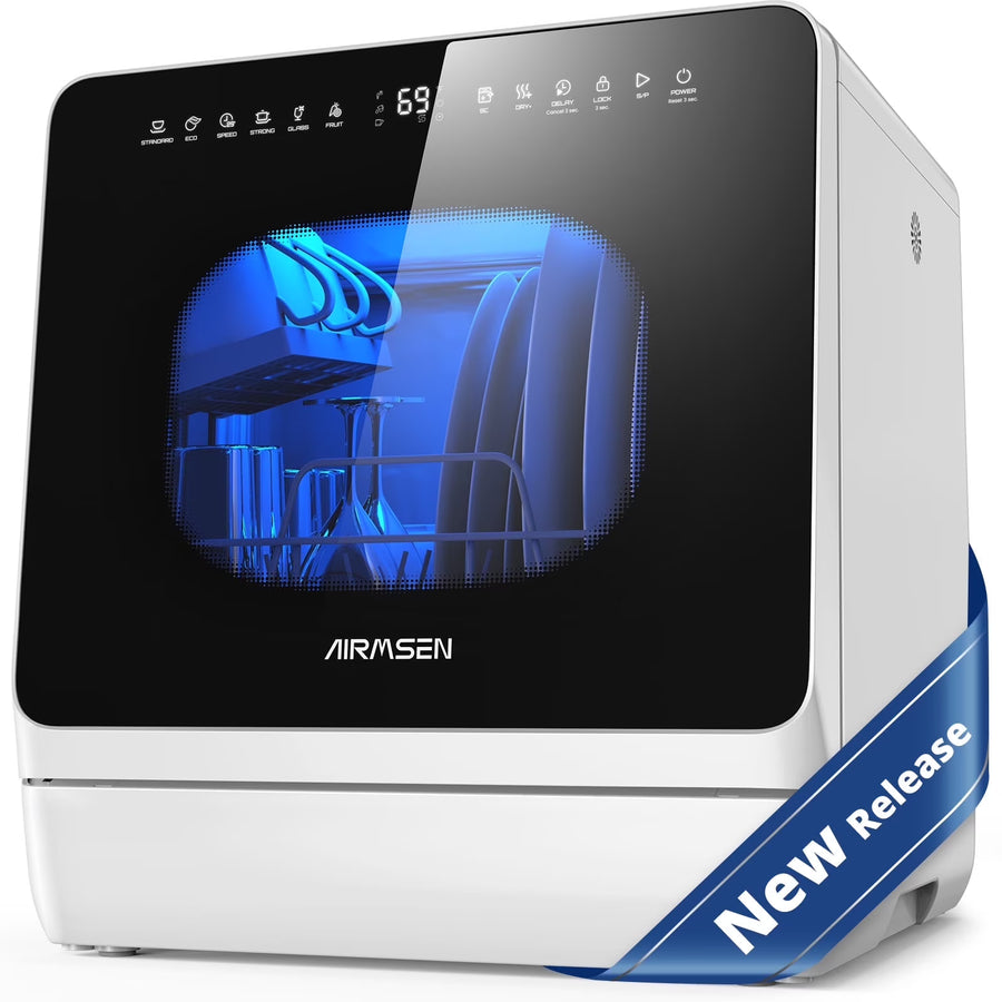 Countertop Dishwasher with Salt Chamber