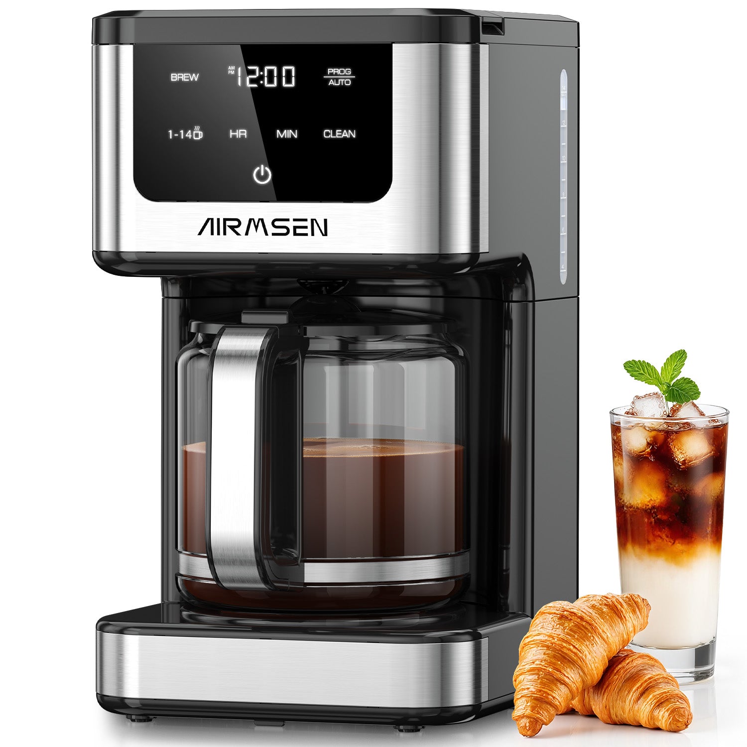 12-Cup Programmable Coffee Maker HR-CM306