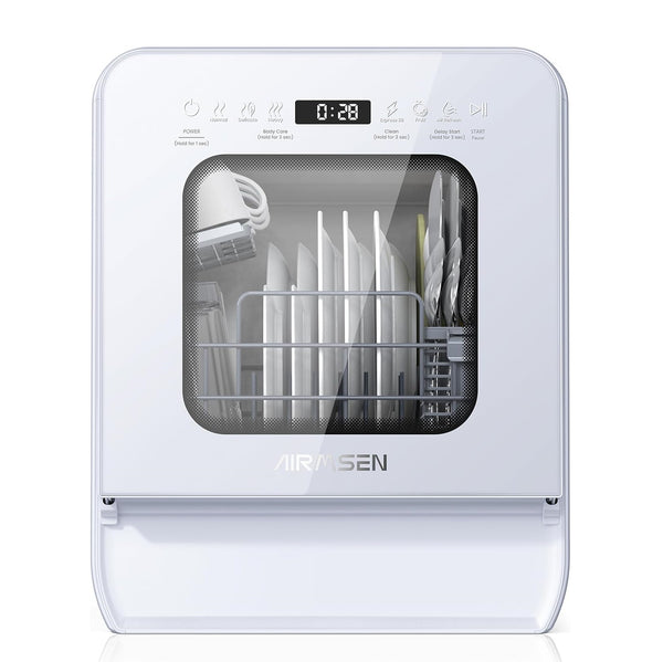 Countertop Dishwasher – Open Box (Like New, Unused, Box Blemish, No Warranty) | AIRMSEN ZMW-DTHC01