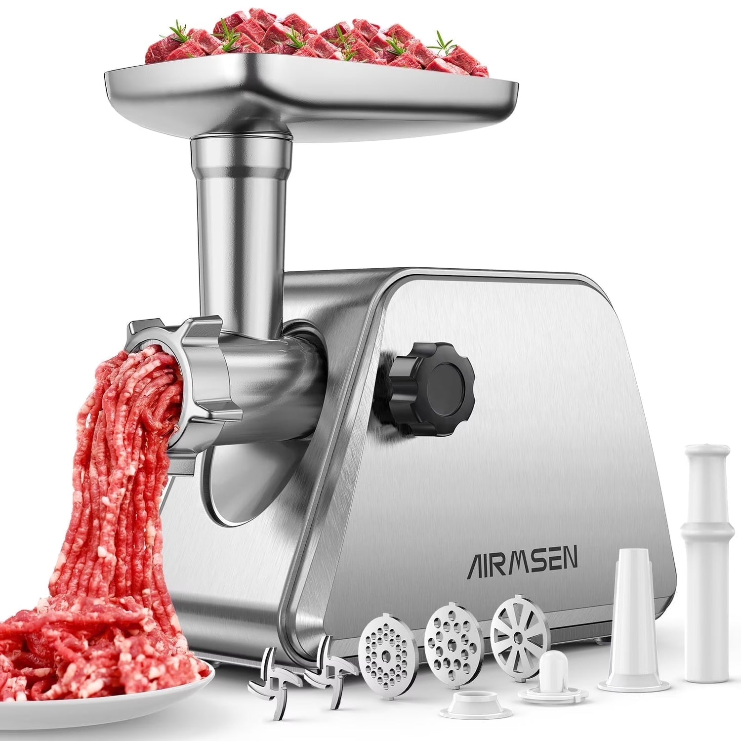 AIRMSEN Stainless Steel Meat Grinder