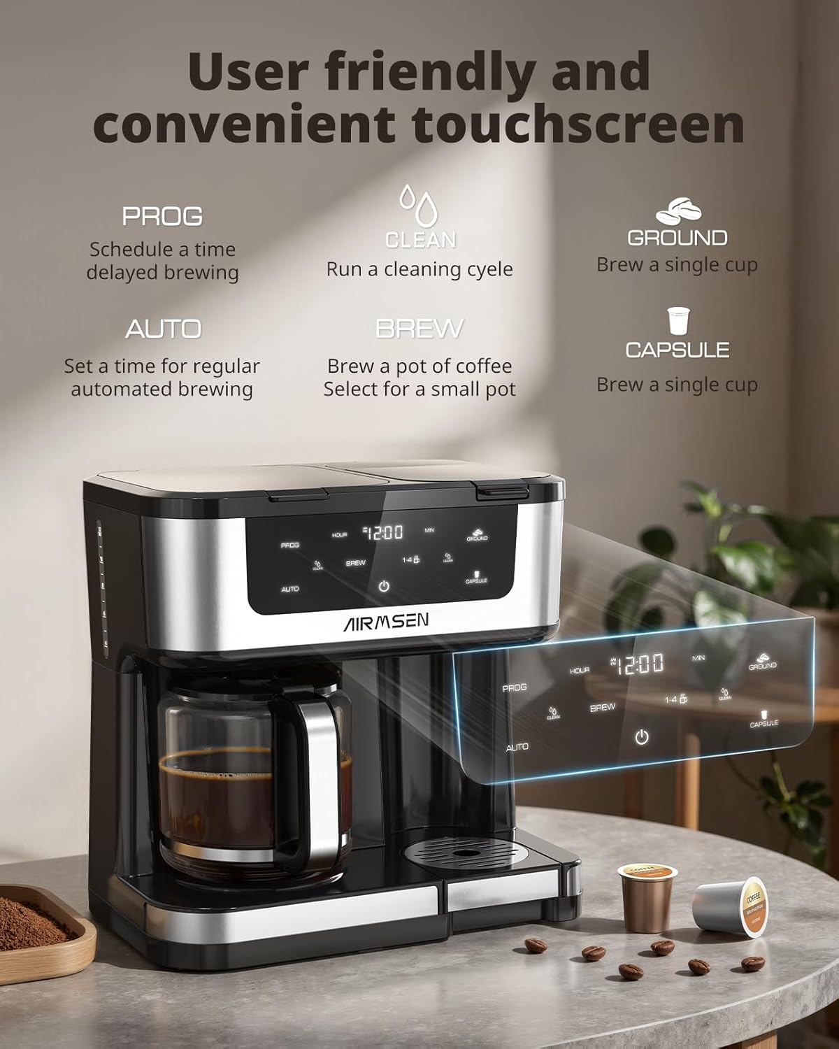 AIRMSEN Coffee Maker - Thumbnail 5