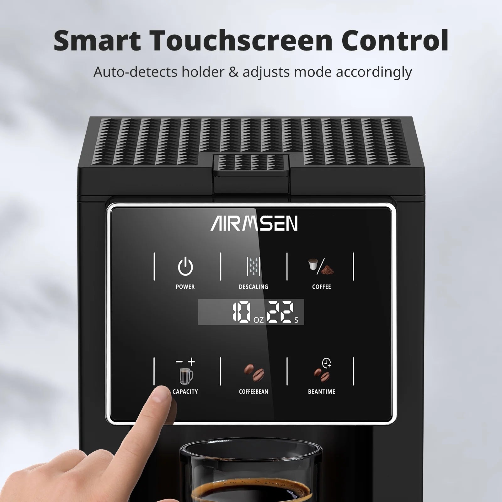 AIRMSEN Grind & Brew Coffee Maker - Thumbnail 5