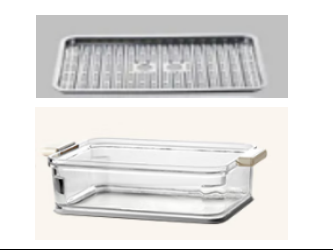 Electric Steamer Accessory - White | Digital Glass Steamer TL-1230