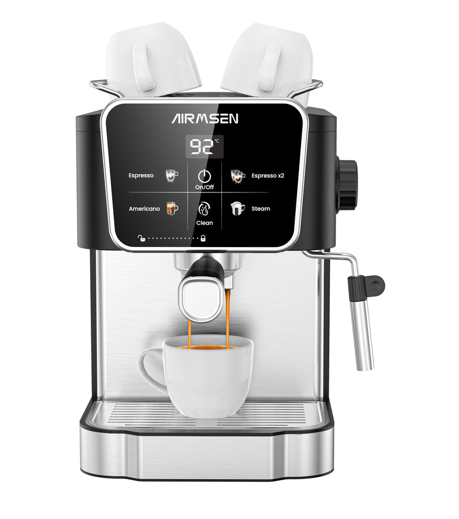 20-Bar Espresso Machine with Steam Wand